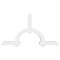 Ekena Millwork Ericson Architectural Grade PVC Gable Bracket, 96"W x 52"H x 6"D x 6"F, 13/12 Pitch GBP096X52X0606ERI00 - alternate 5
